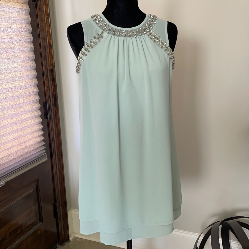 Embellished Shift Dress